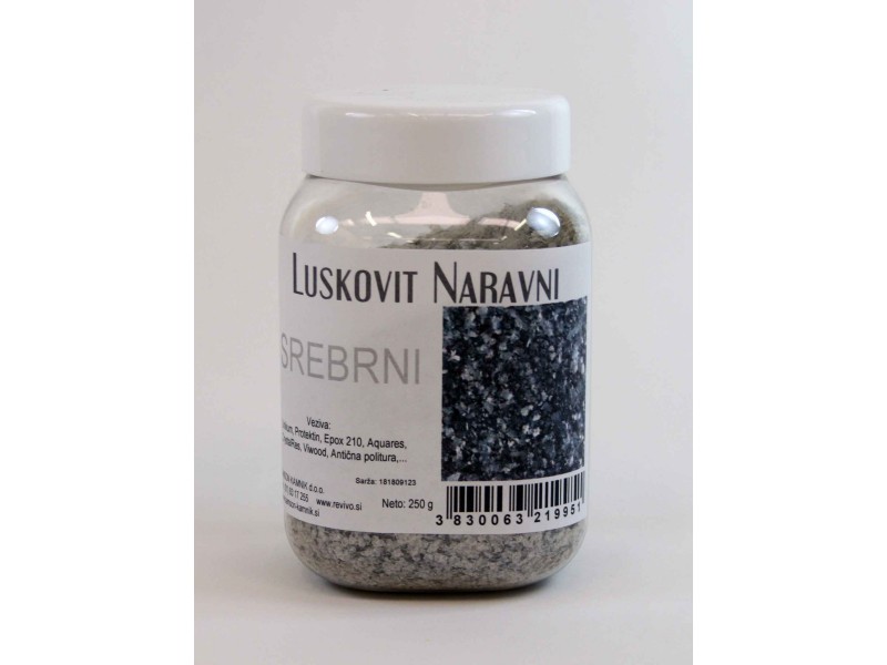 LUSKOVIT natural mica SILVER 250 g