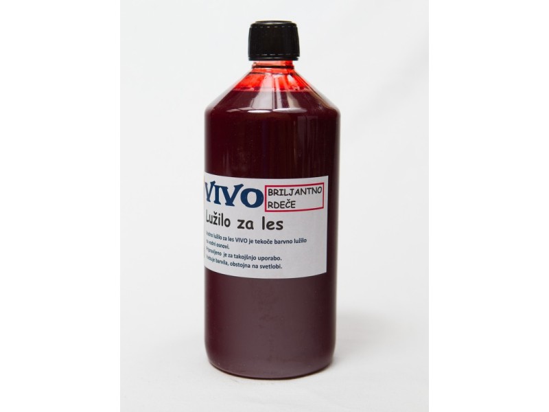 VIVO wood stain BRILLIANT RED 1l