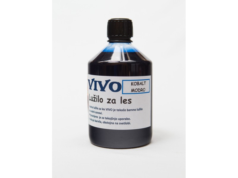 VIVO wood stain COBALT BLUE 500 ml