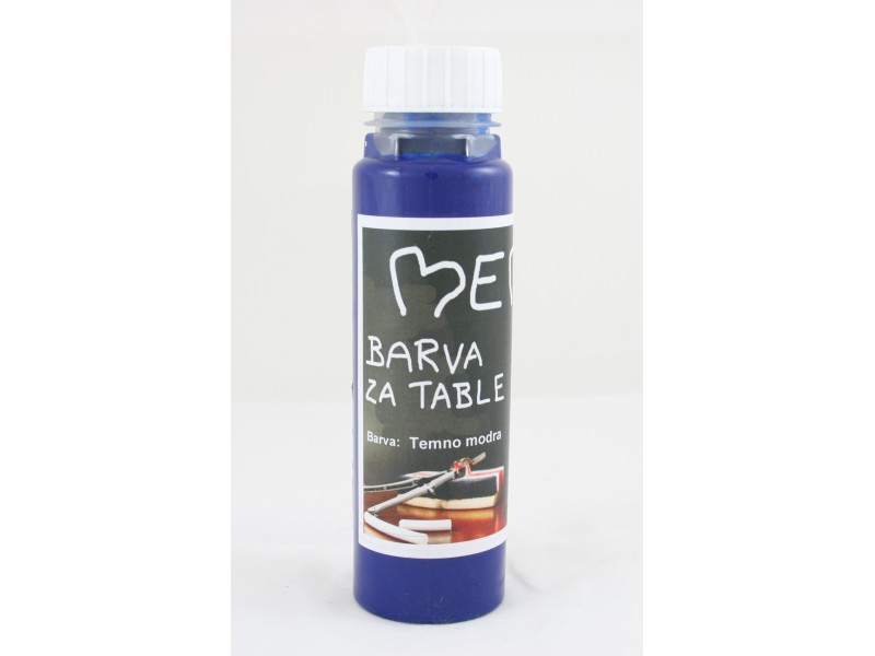 MEMO - BARVA ZA TABLE - Temno modra 250 ml