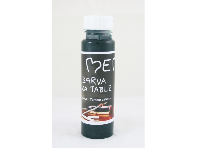 MEMO - BARVA ZA TABLE - Temno zelena 250 ml