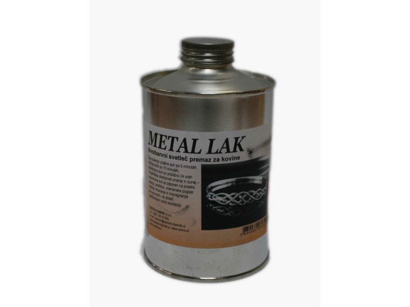 METAL LAK brezbarvni svetleč premaz za kovine 1000 ml