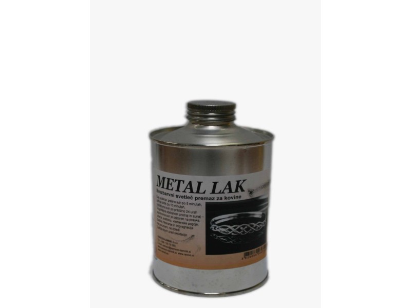 METAL LAK brezbarvni svetleč premaz za kovine 250 ml