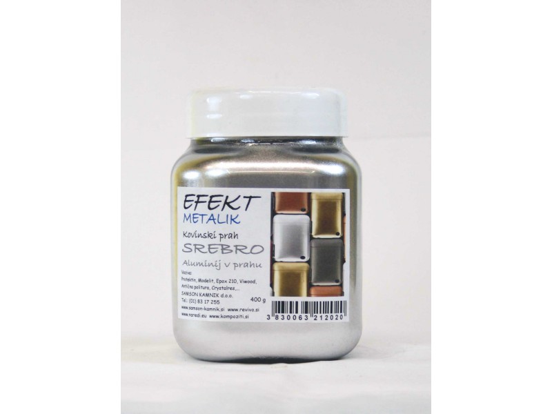 EFFECT METALLIC powder SILVER 400 g