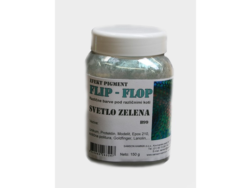 FLIP FLOP  svetlo zelena B99  150 g