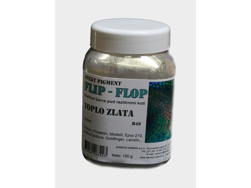 FLIP FLOP  toplo zlata B49   150 g