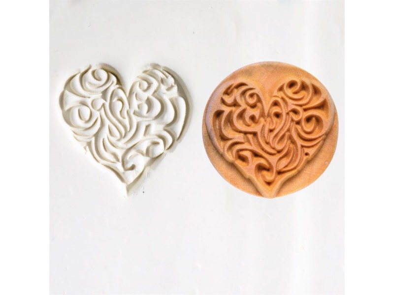 Wooden stamp HEART