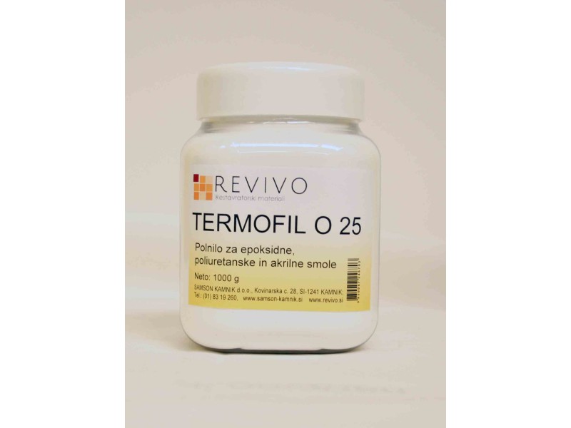 TERMOFIL O 25 filler for epoxy, PU and acrylic resins 1 kg