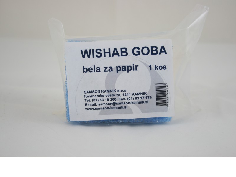 WISHAB PAPER SPONGE white, hard